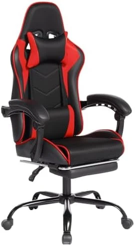 Gaming Chair with Massage and Footrest — Smart Chairs, Generic