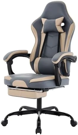 Gaming Chair with Massage and Footrest — Smart Chairs, Generic