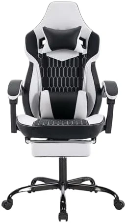 Gaming Chair with Massage and Footrest — Smart Chairs, Generic