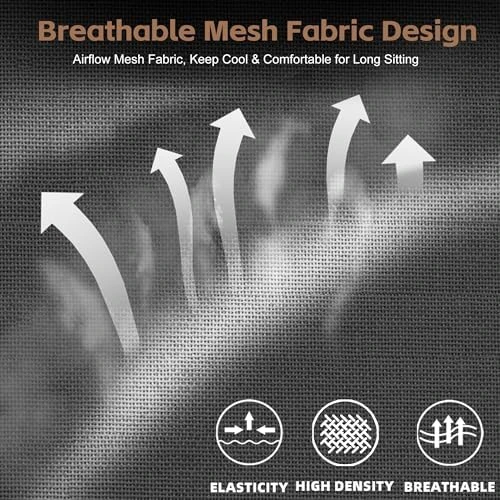 Gaming Chair with Mesh Fabric, Adjustable Lumbar Support, Footrest and Headrest — Smart Chairs, Vonesse