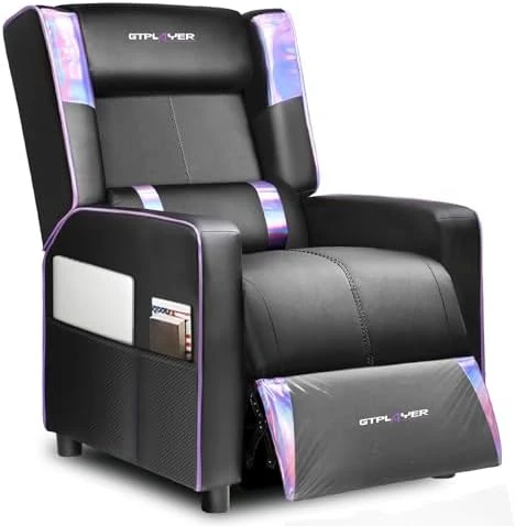 Gaming Recliner Chair for Living Room Racing Style Single PU Leather Gaming Sofa for Adults Modern Game Recliners... — Massage Chairs, GTPLAYER