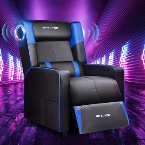 Gaming Recliner Chair for Living Room Racing Style Single PU Leather Gaming Sofa for Adults Modern Game Recliners... — Massage Chairs, GTPLAYER
