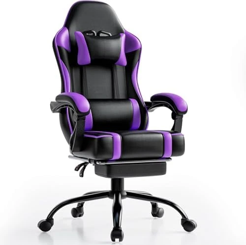 Massage Gaming Chair with Footrest — Smart Chairs, Ailatimogo