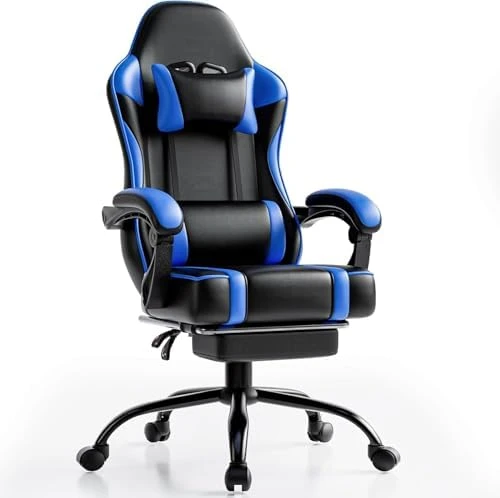 Massage Gaming Chair with Footrest — Smart Chairs, Ailatimogo