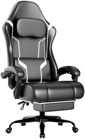 Massage Gaming Chair with Footrest — Smart Chairs, Ailatimogo