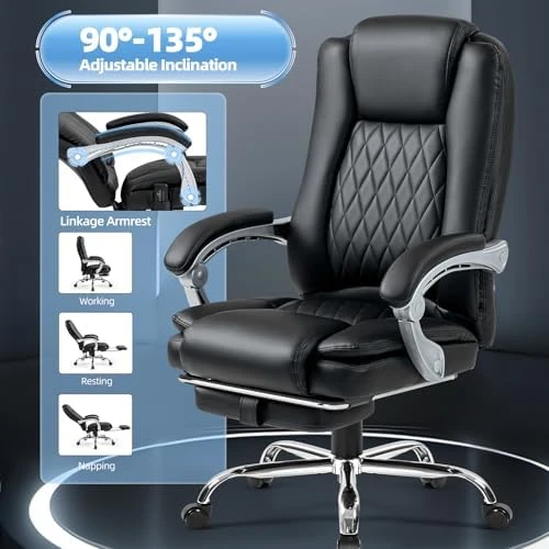 Massage Office Chair with Foot Rest — Massage Chairs, Mvpipi