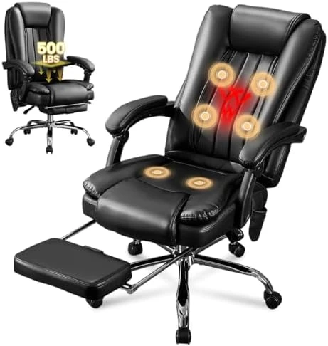 Massage Office Chair with Foot Rest — Massage Chairs, KWKSV