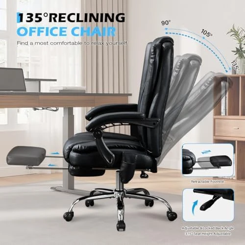 Massage Office Chair with Foot Rest — Massage Chairs, KWKSV