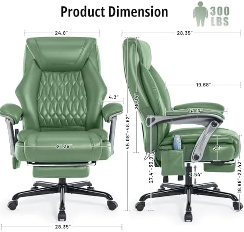 Massage Office Chair with Heat & Footrest — Massage Chairs, Xiuyu