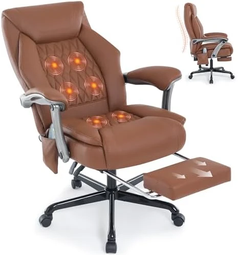 Massage Office Chair with Heat & Footrest — Massage Chairs, Xiuyu