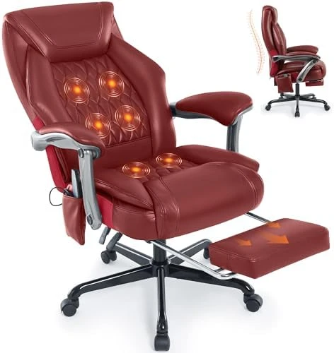 Massage Office Chair with Heat & Footrest — Massage Chairs, Xiuyu