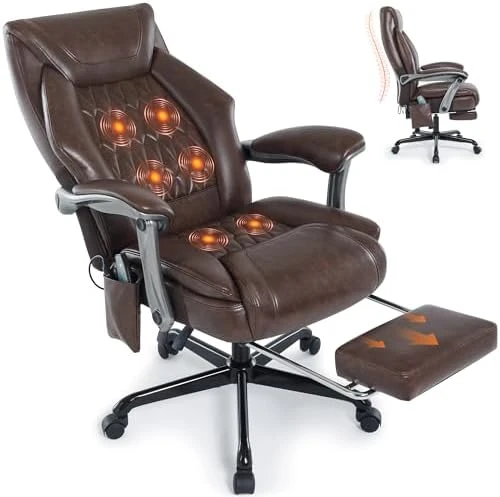 Massage Office Chair with Heat & Footrest — Massage Chairs, Xiuyu