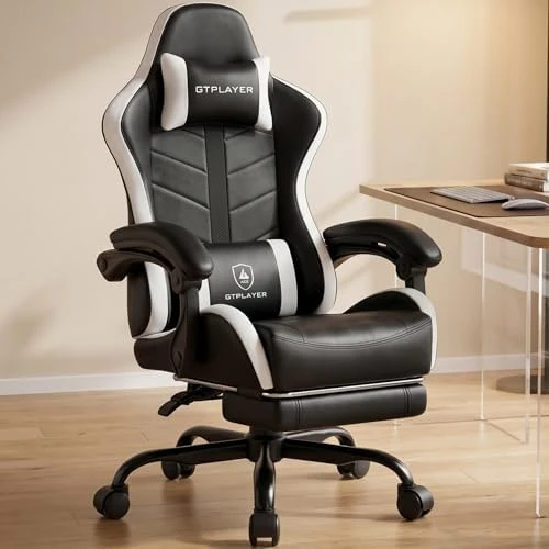 RGB Gaming Chair with Footrest — Smart Chairs, GTPLAYER