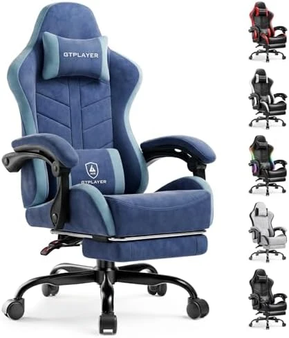 RGB Gaming Chair with Footrest — Smart Chairs, GTPLAYER