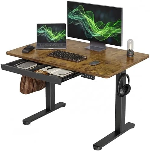 55 x 24 Inch Standing Desk with Drawers — Standing Desk, YDN