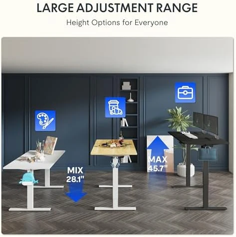60x24 Inch Electric Standing Desk — Standing Desk, FLEXISPOT