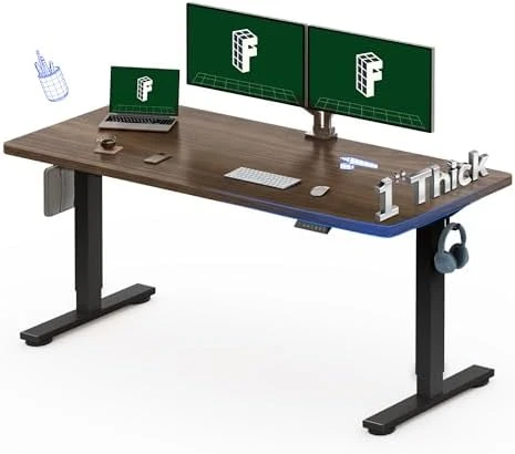 60x24 Inch Electric Standing Desk — Standing Desk, FLEXISPOT