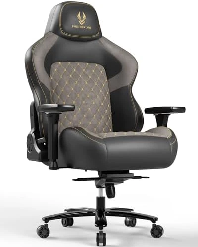Big and Tall Gaming Chair with Memory Foam Lumbar Support — Smart Chairs, Fantasylab