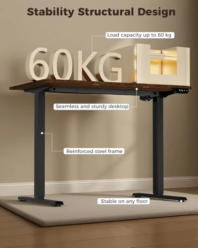Electric Standing Desk 48" x 24" — Standing Desk, Next Beauty