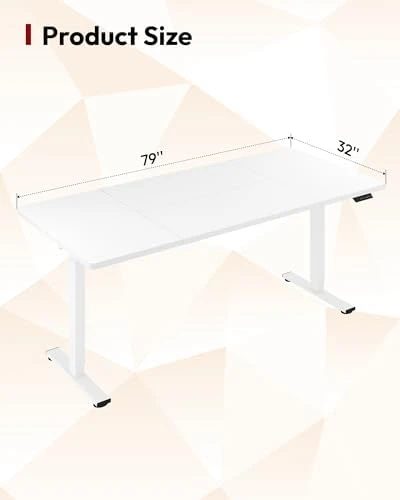 Electric Standing Desk 79 x 32 Inches — Standing Desk, SANODESK