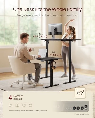 Electric Standing Desk — Standing Desk, VASAGLE
