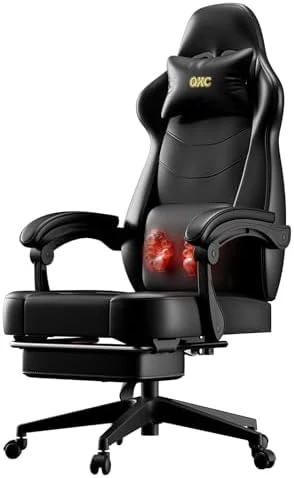 Ergonomic Gaming Chair with Massage and Heat — Smart Chairs, QXC