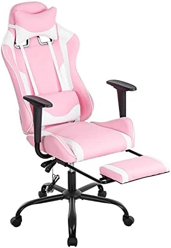 Gaming Chair with Massage, Reclining, and Footrest — Massage Chairs, BestOffice