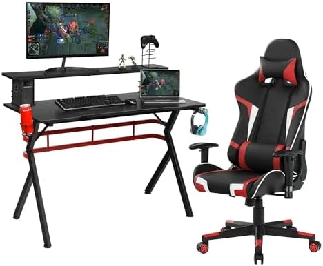 Gaming Desk and Chair Set — Smart Chairs, Tangkula