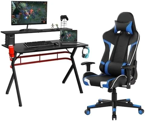Gaming Desk and Chair Set — Smart Chairs, Tangkula