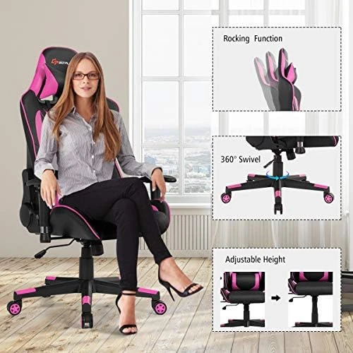 Massage Gaming Chair — Smart Chairs, Goplus