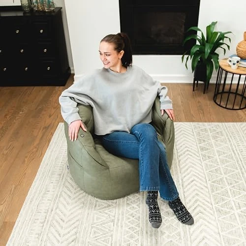 Milano w/ Vibe Vibrating Massage Bean Bag Chair — Massage Chairs, Big Joe
