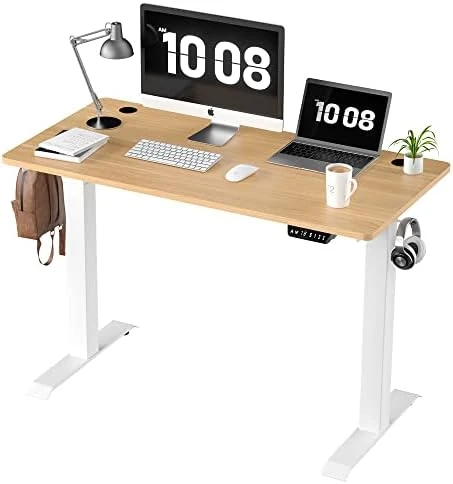 Standing Desk, 71x31 Inch Height Adjustable Electric Sit Stand Desk, Ergonomic Rising Computer Table, Modern Lift Gaming... — Standing Desk, Shintenchi