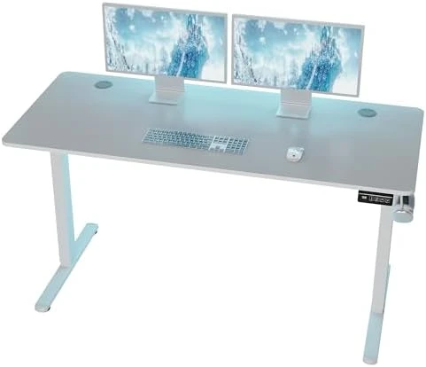 Standing Desk, 71x31 Inch Height Adjustable Electric Sit Stand Desk, Ergonomic Rising Computer Table, Modern Lift Gaming... — Standing Desk, Shintenchi