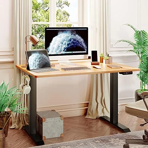 Standing Desk, 71x31 Inch Height Adjustable Electric Sit Stand Desk, Ergonomic Rising Computer Table, Modern Lift Gaming... — Standing Desk, Shintenchi