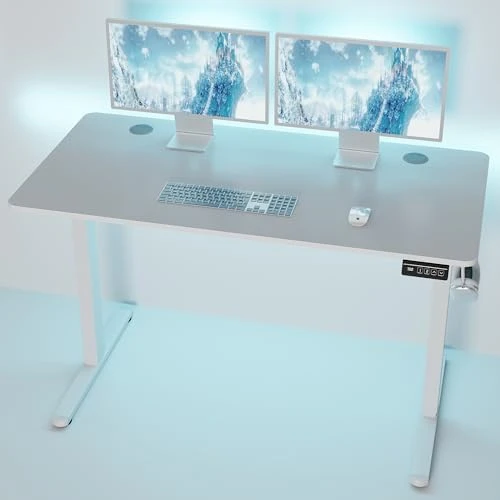 Standing Desk, 71x31 Inch Height Adjustable Electric Sit Stand Desk, Ergonomic Rising Computer Table, Modern Lift Gaming... — Standing Desk, Shintenchi