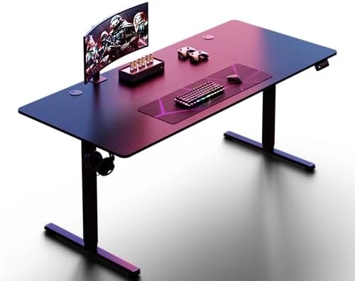 Standing Desk, 71x31 Inch Height Adjustable Electric Sit Stand Desk, Ergonomic Rising Computer Table, Modern Lift Gaming... — Standing Desk, Shintenchi