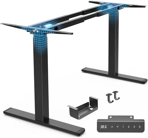 Dual Motor Electric Standing Desk Frame — Standing Desk, Huuger