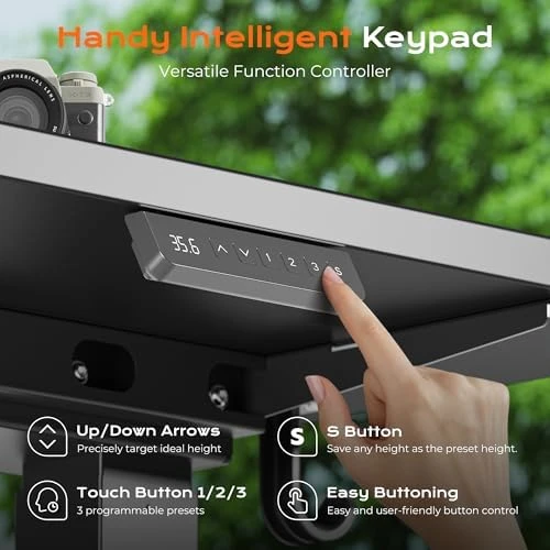 Dual Motor Electric Standing Desk Frame — Standing Desk, Huuger