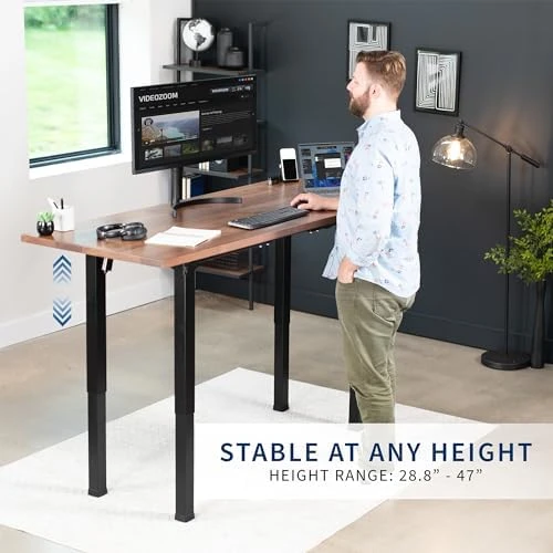 Electric 4-Leg Dual Motor Standing Desk Frame — Standing Desk, VIVO