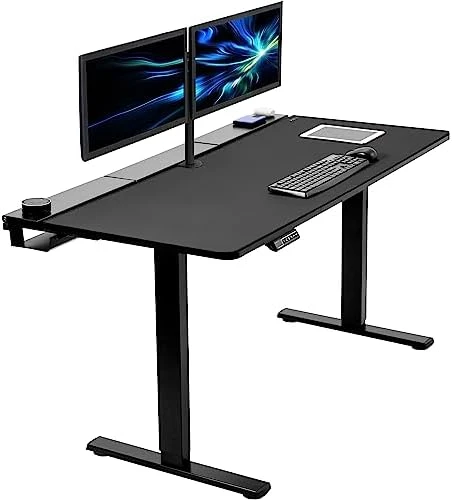 Electric Standing Adjustable Gaming Desk with Hidden Cable Trays — Standing Desk, VIVO