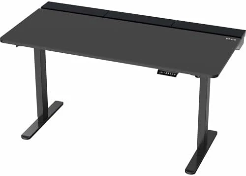 Electric Standing Adjustable Gaming Desk with Hidden Cable Trays — Standing Desk, VIVO