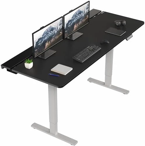Electric Standing Adjustable Gaming Desk with Hidden Cable Trays — Standing Desk, VIVO