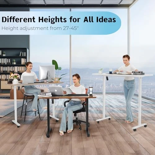 Electric Standing Desk 70 x 27 Inches Adjustable Height — Standing Desk, KORGOL