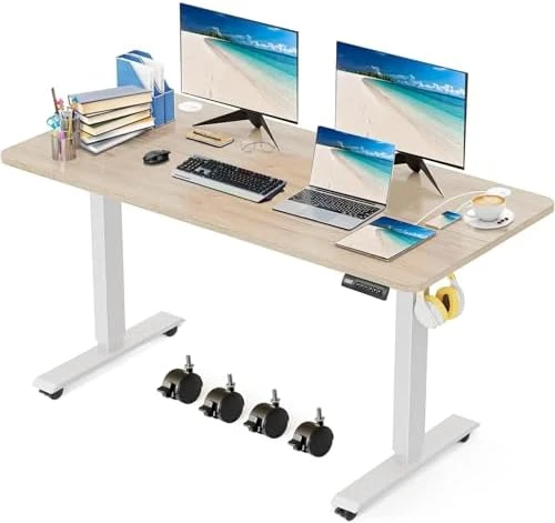 Electric Standing Desk 70 x 27 Inches Adjustable Height — Standing Desk, KORGOL