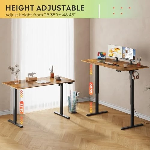 Electric Standing Desk, Adjustable Height Stand up Desk — Standing Desk, DEVAISE