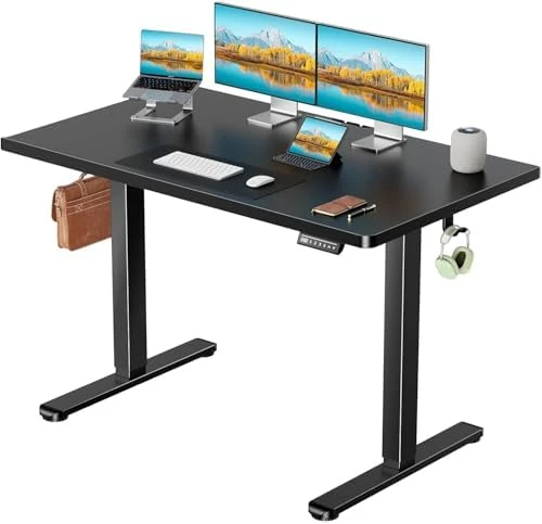 Electric Standing Desk with Deeper Tabletop & 4 Memory Presets — Standing Desk, Marsail