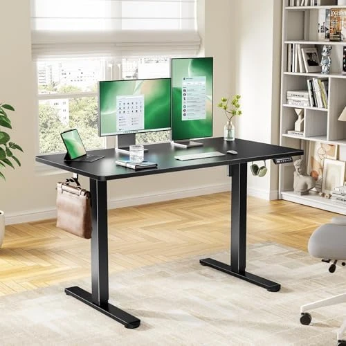 Electric Standing Desk with Deeper Tabletop & 4 Memory Presets — Standing Desk, Marsail