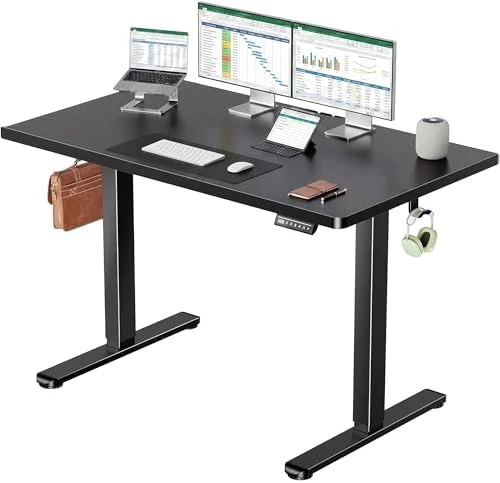 Electric Standing Desk with Deeper Tabletop & 4 Memory Presets — Standing Desk, Marsail