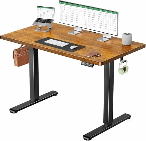 Electric Standing Desk with Deeper Tabletop & 4 Memory Presets — Standing Desk, Marsail