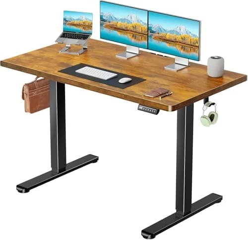 Electric Standing Desk with Deeper Tabletop & 4 Memory Presets — Standing Desk, Marsail